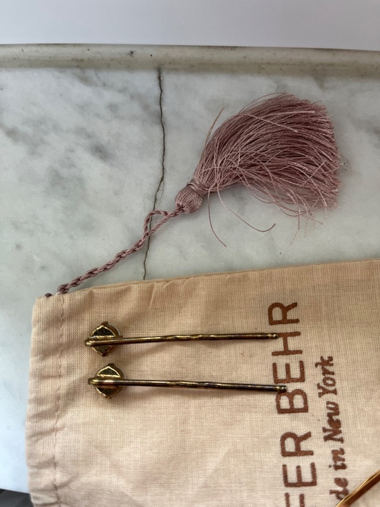 Jennifer Behr Gemma Crystal Diamond Hair Bobby Pin L. Erickson Little Gems Lot 3 main image 15